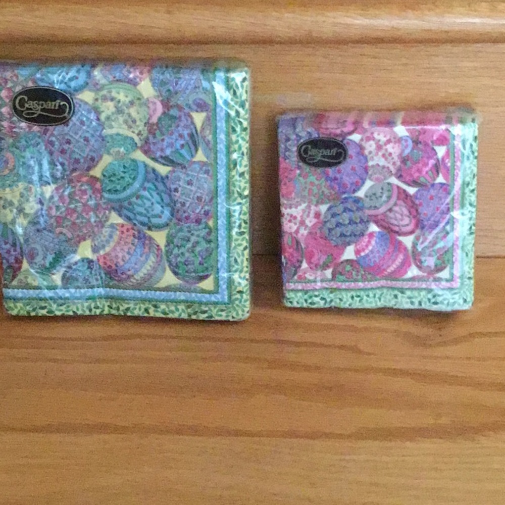 Easter themed napkins